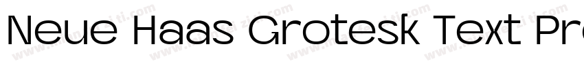 Neue Haas Grotesk Text Pro Regular字体转换